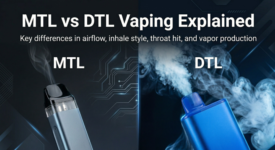 MTL vs DTL Vaping Explained: Which Style Is Right for You? (2026)