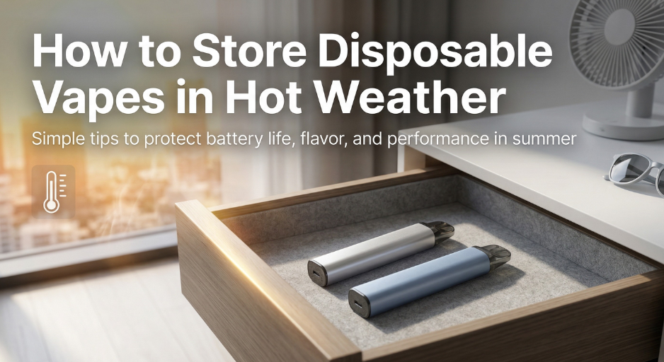 How to Store Disposable Vapes in Hot Weather (Texas Vaper's Guide)