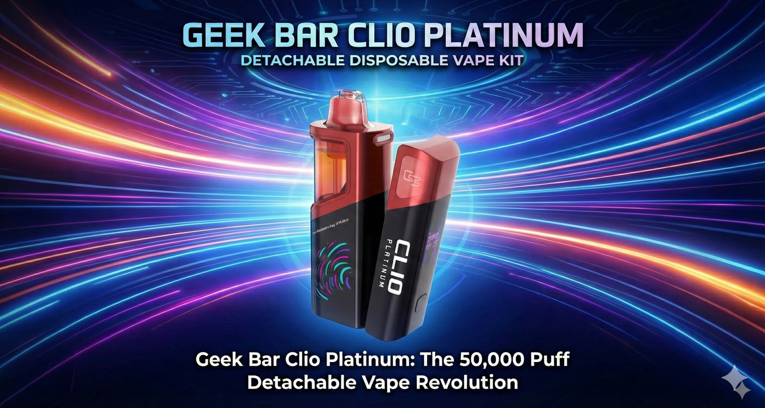 The 50,000 Puff Revolution: Why the Geek Bar Clio Platinum is Changing the Vaping Game