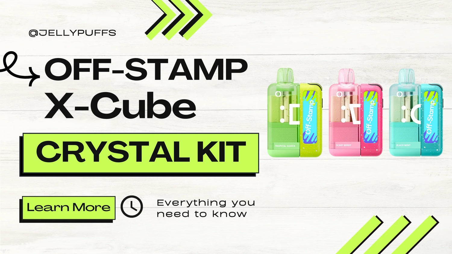 OFF-STAMP X-Cube Crystal Kit and Pod Review cover image highlighting modular disposable vape system