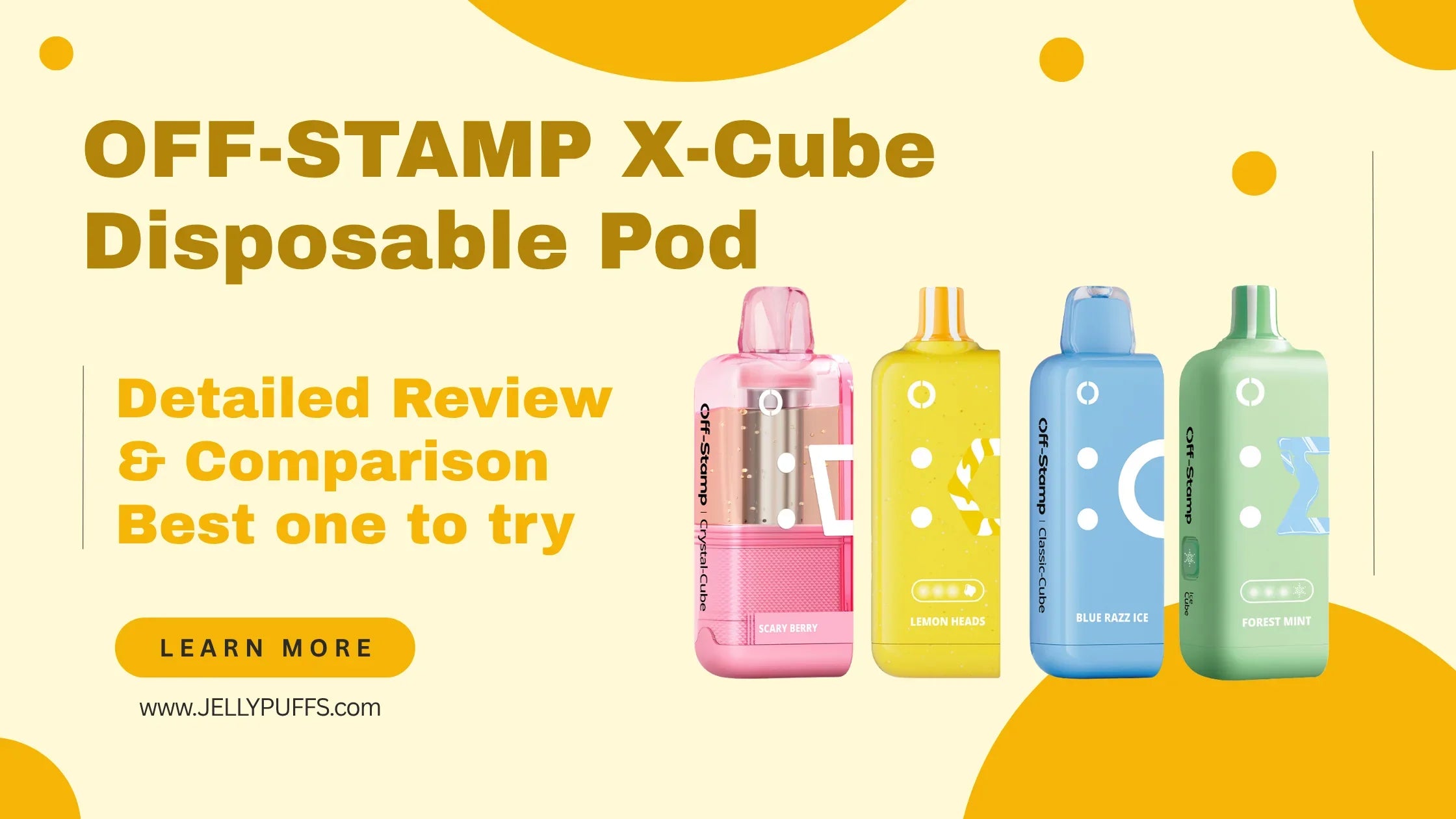 Crystal Pod vs. Classic, Sweet & Ice Cube: Which OFF-STAMP Pod Should You Buy?