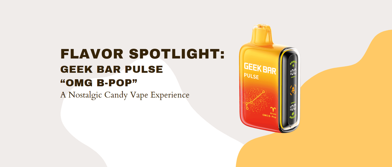 OMG Blow Pop Geek Bar Flavor Review: A Nostalgic Candy Vape Experience - JellyPuffs