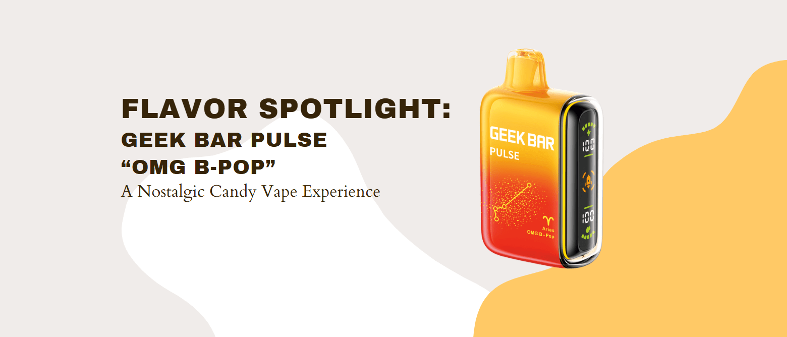 OMG Blow Pop Geek Bar Flavor Review: A Nostalgic Candy Vape Experience - JellyPuffs