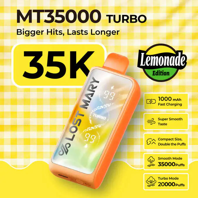 Lost Mary MT35k Turbo "Lemonade Edition" JELLYPUFFS