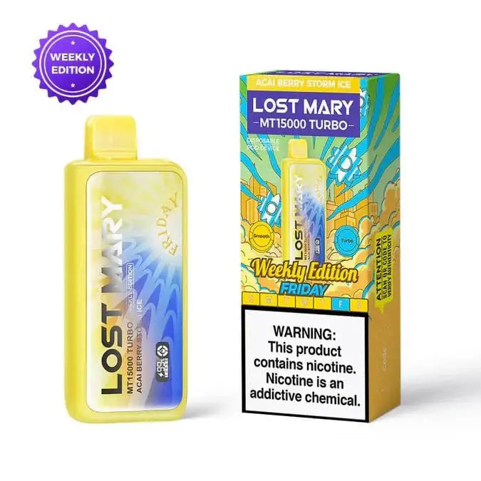 Acai Berry Storm Ice - Lost Mary MT15000 Turbo Disposable Vape JellyPuffs