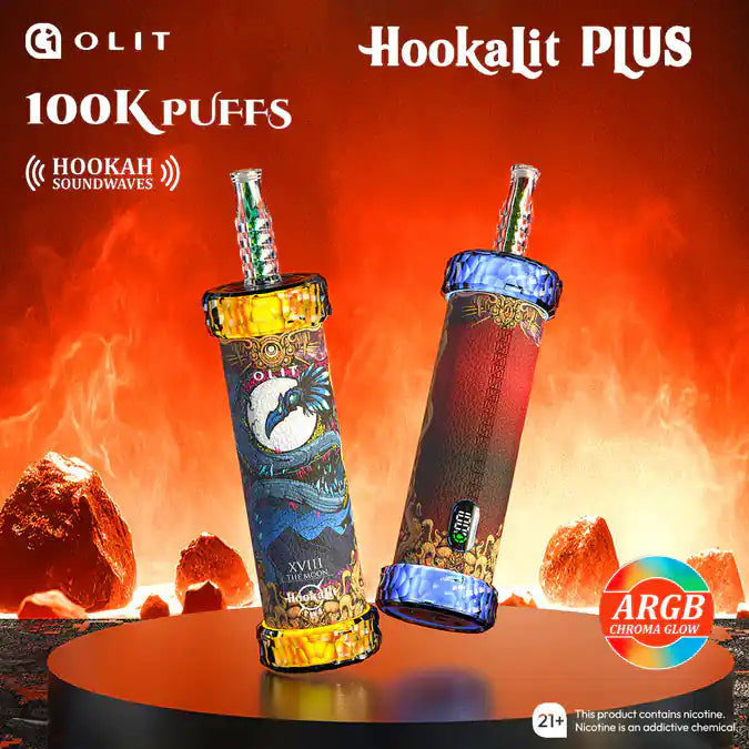 Apple Breeze - Olit Hookalit Plus 100K Disposable E-Hookah JellyPuffs