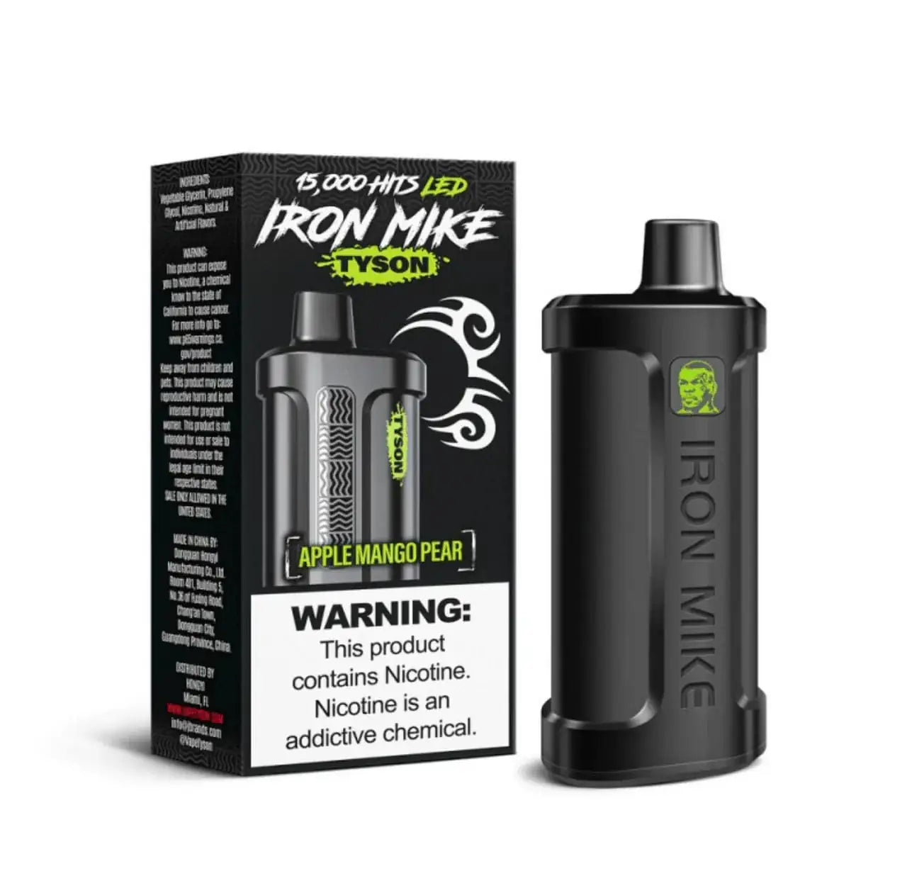 Apple Mango Pear - Tyson 2.0 Iron Mike 15000 Disposable JellyPuffs