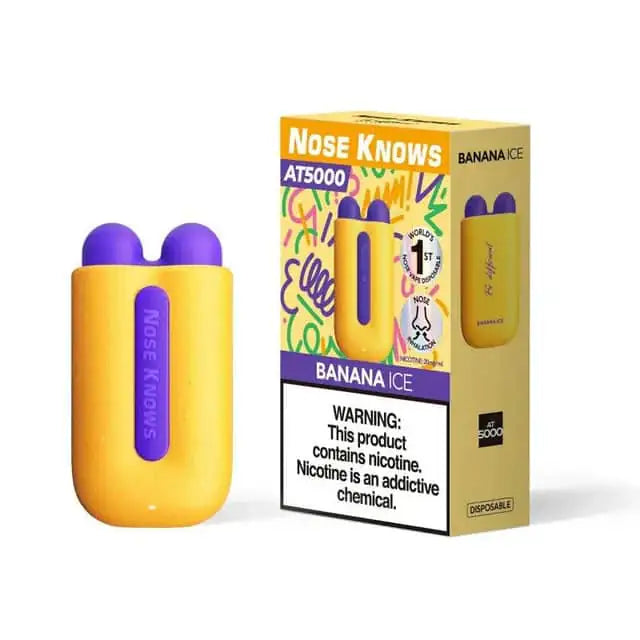 Banana Ice - Nose Knows AT5000 Disposable Vape JellyPuffs