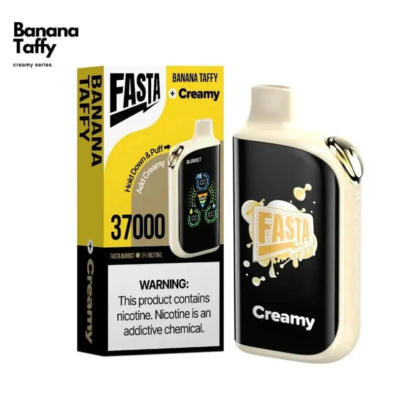 Banana Taffy - FASTA Burrst 37000 Disposable JellyPuffs