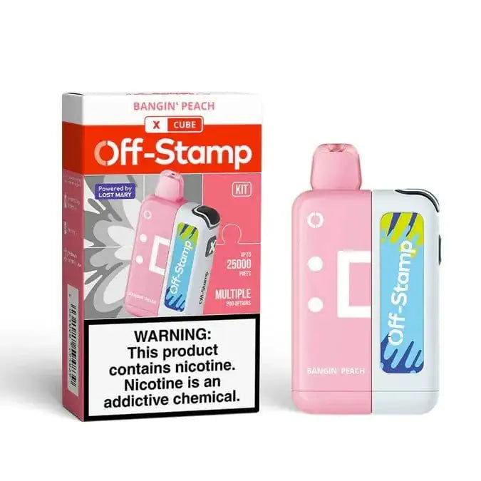 Bangin Peach - Off-Stamp X-Cube 25K Disposable Kit JellyPuffs