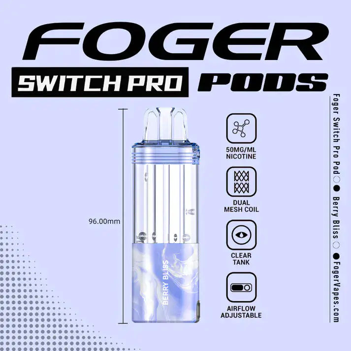 Berry Bliss - Foger Switch Pro 30K Disposable Pod JellyPuffs