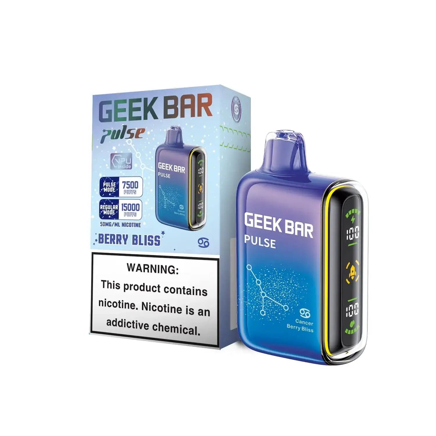 Berry Bliss - Geek Bar Pulse 15k Disposable Vape JellyPuffs
