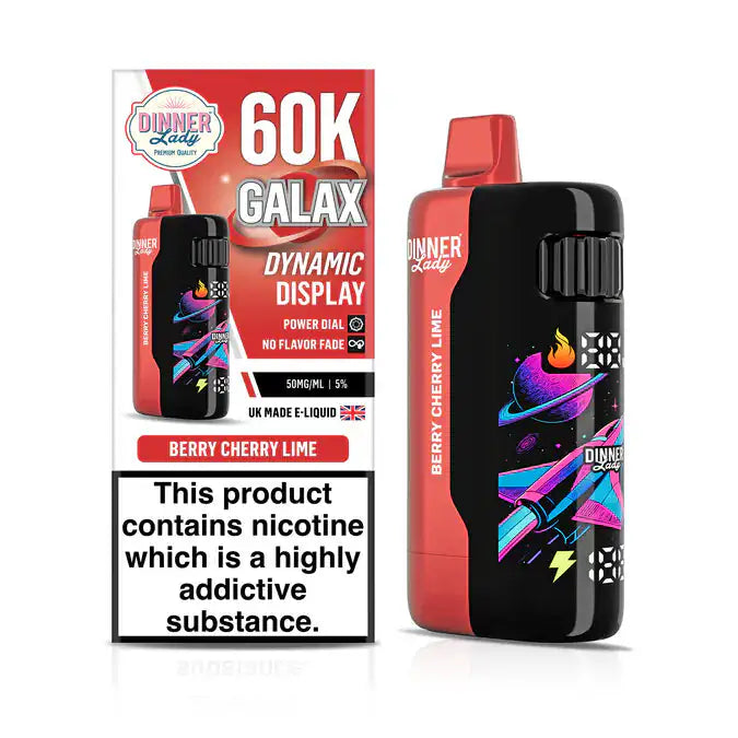 Berry Cherry Lime - Dinner Lady Galax 60k Disposable Vape JellyPuffs