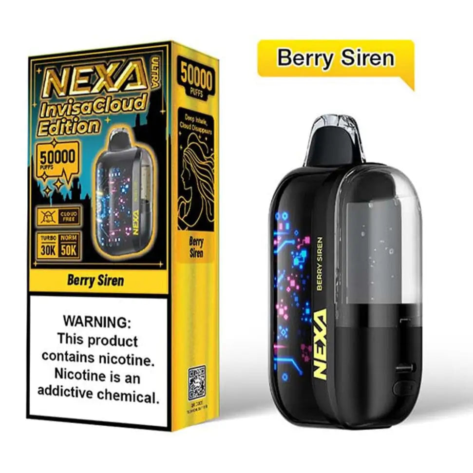 Berry Siren - NEXA Ultra InvisaCloud Edition 50K Disposable JellyPuffs