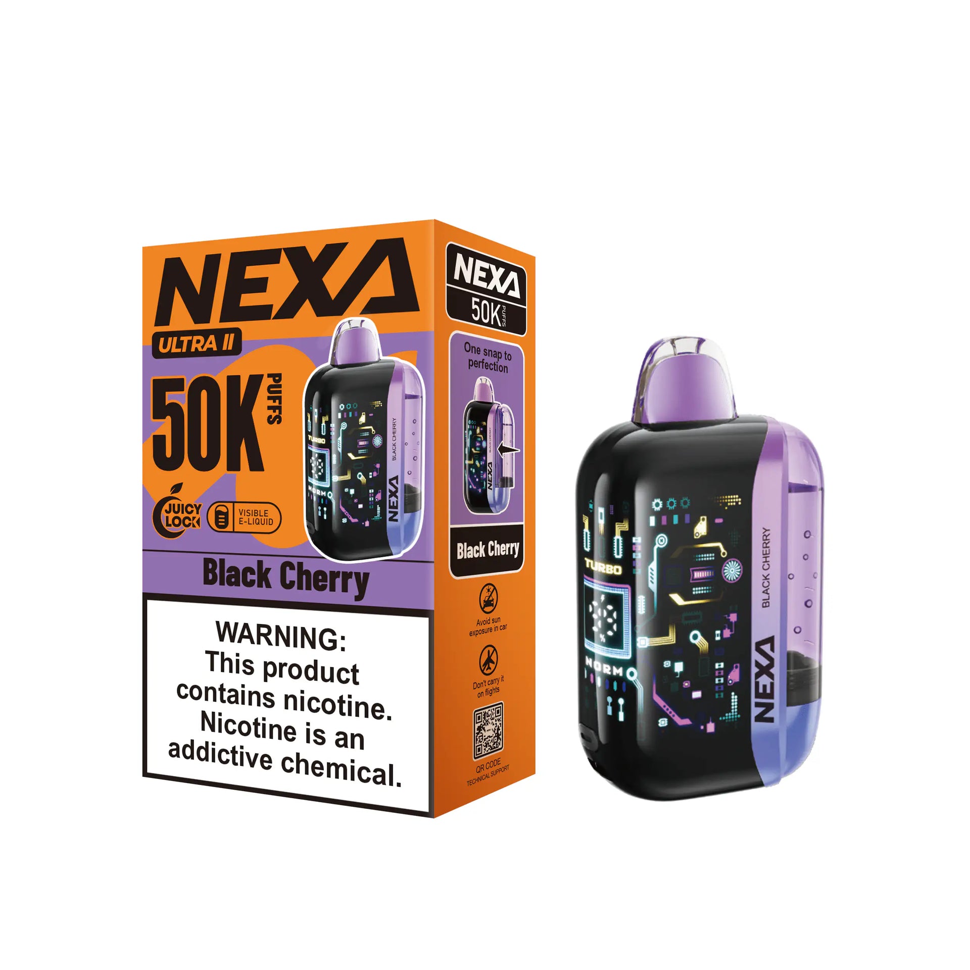 black cherry disposable vape NEXA Ultra II 50K Colours:Stripe Black Flum Float | Strawberry Lemon Mint Shisha Vape Near Me Orillia