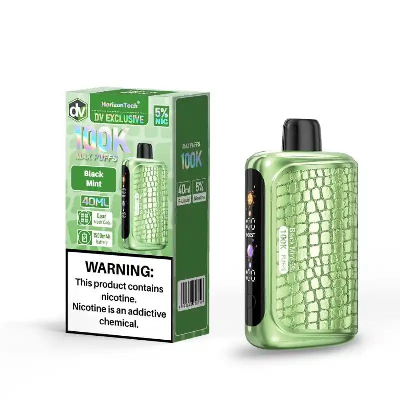 Black Mint - HorizonTech 100k Disposable Vape JellyPuffs