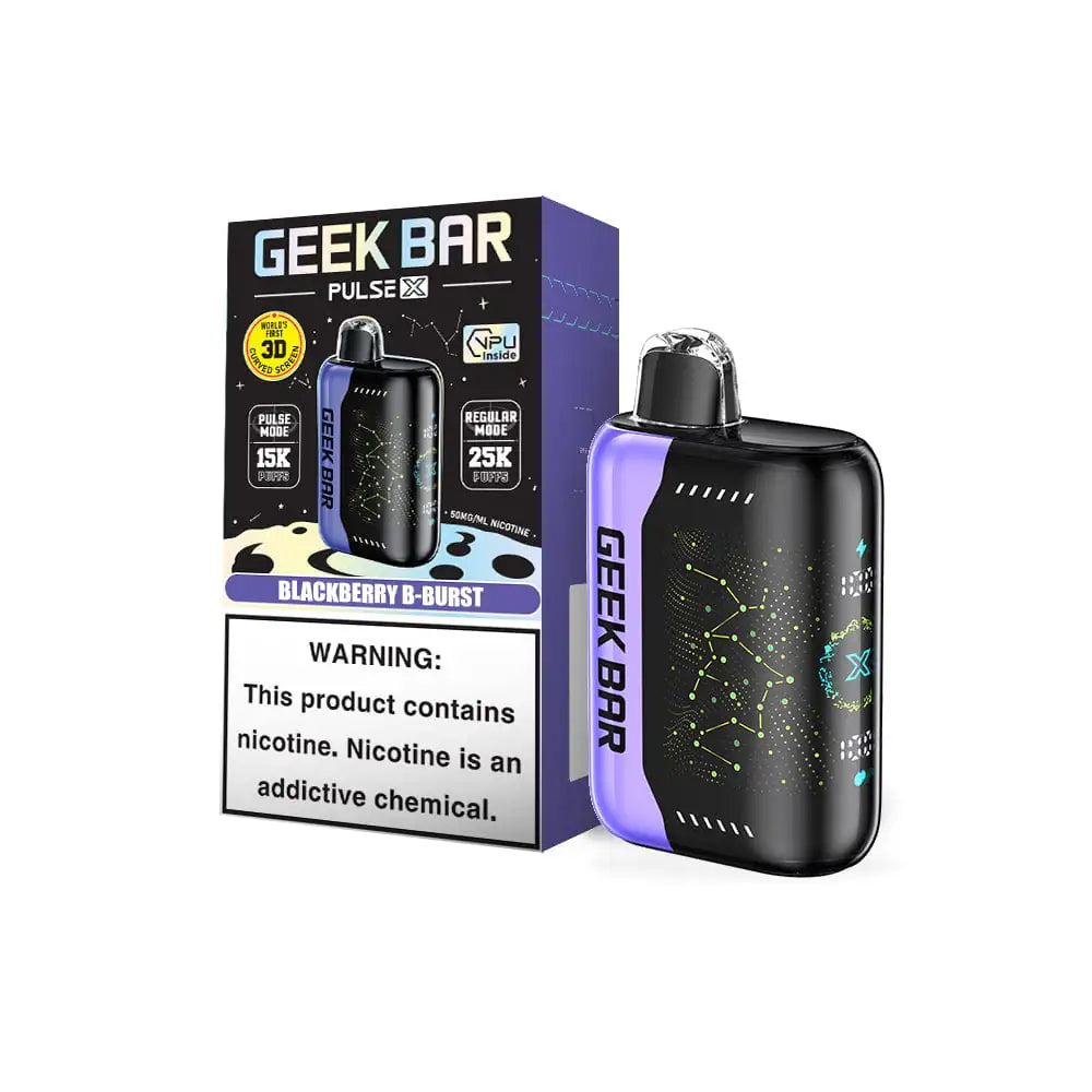 Blackberry B-Burst - Geek Bar Pulse X 25K Disposable Vape JellyPuffs