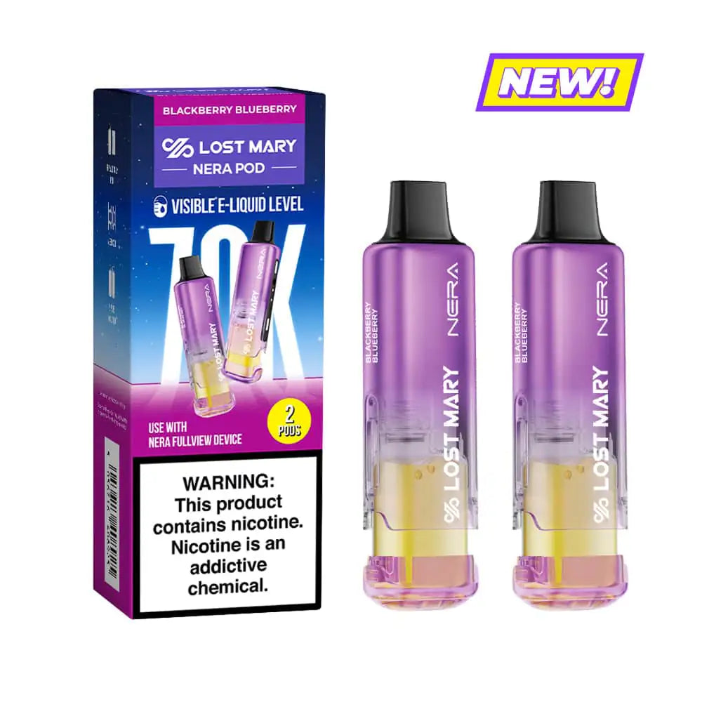 Blackberry Blueberry - Lost Mary Nera Fullview 70k Disposable Vape Pod JellyPuffs