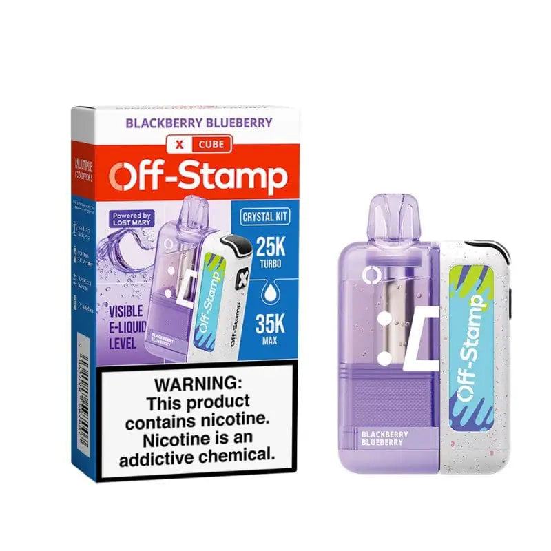Blackberry Blueberry - Off-Stamp X-Cube Crystal 35k Disposable Kit JellyPuffs