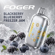 Blackberry Blueberry Freezer Jam - Foger Bit 35k Disposable Vape JellyPuffs