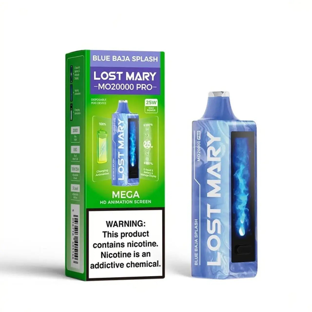 Blue Baja Splash - Lost Mary MO20000 Pro Disposable JellyPuffs