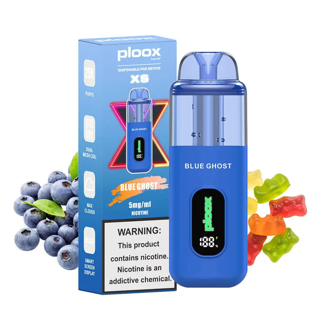 Blue Ghost - Ploox XS 25k Disposable E-Hookah JellyPuffs