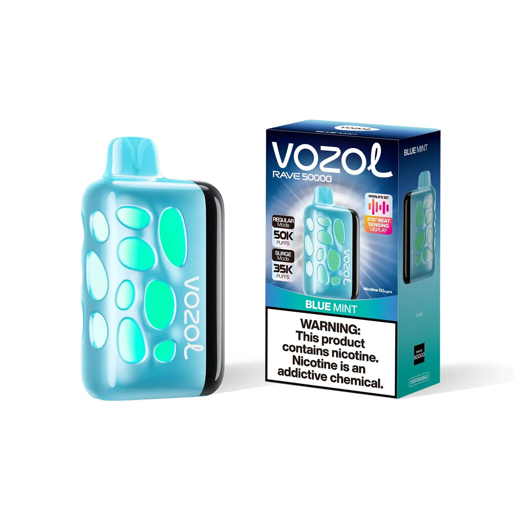 Blue Mint - Vozol Rave 50000 Disposable JellyPuffs
