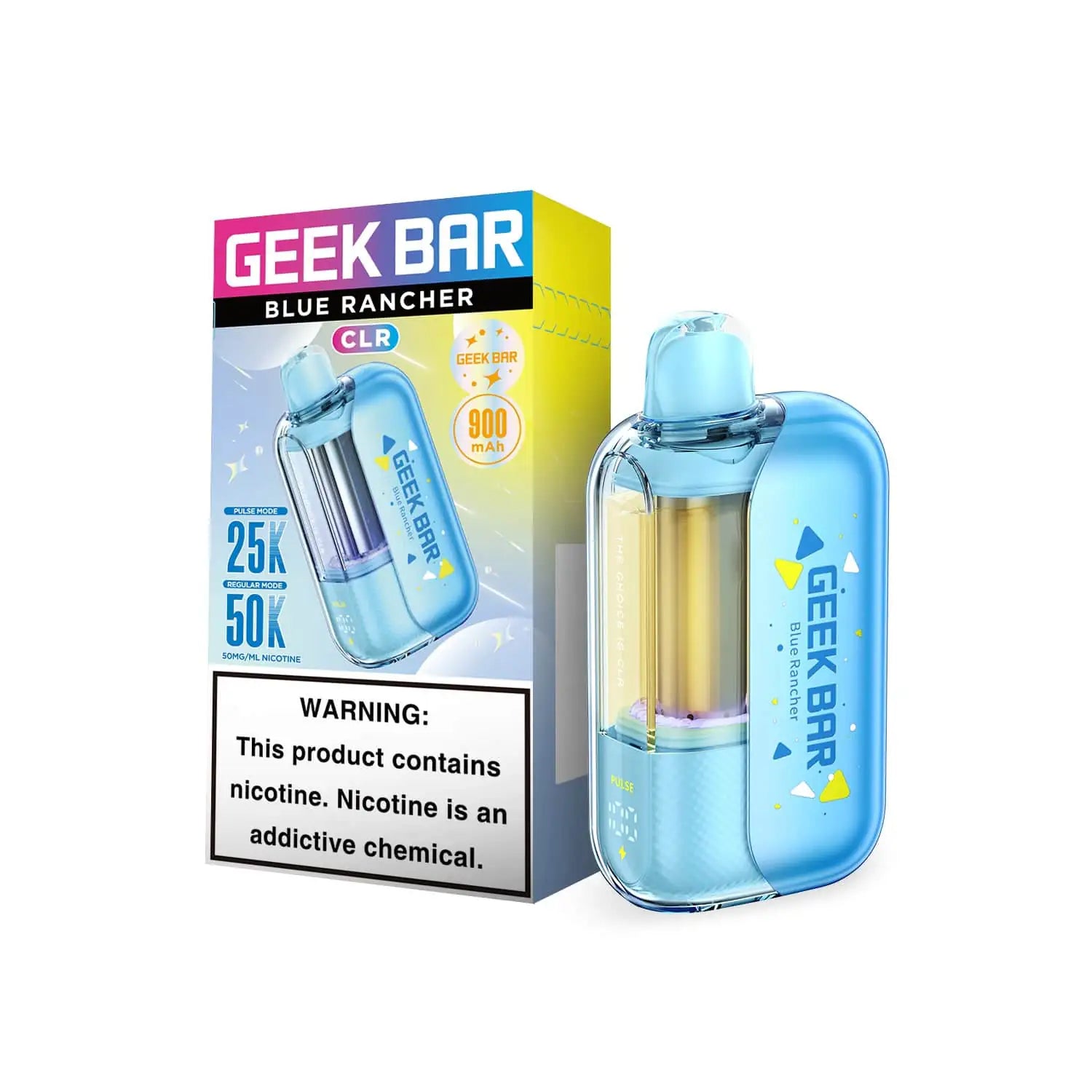 Blue Rancher - Geek Bar CLR 50k Disposable Vape JellyPuffs