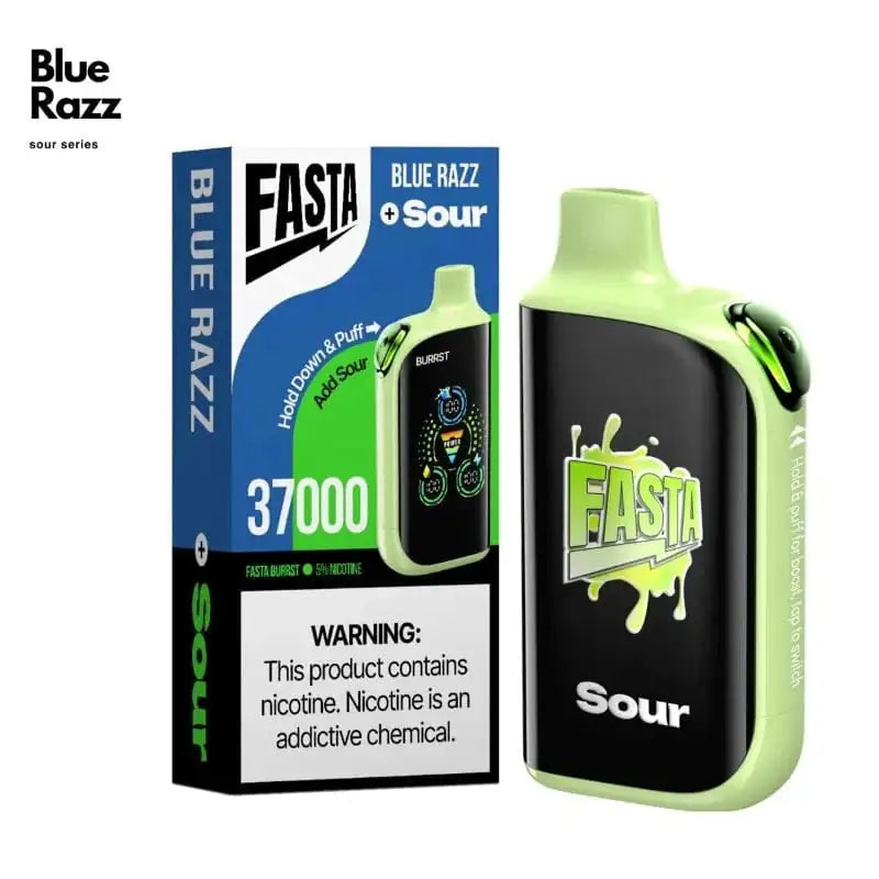 Blue Razz - FASTA Burrst 37000 Disposable JellyPuffs