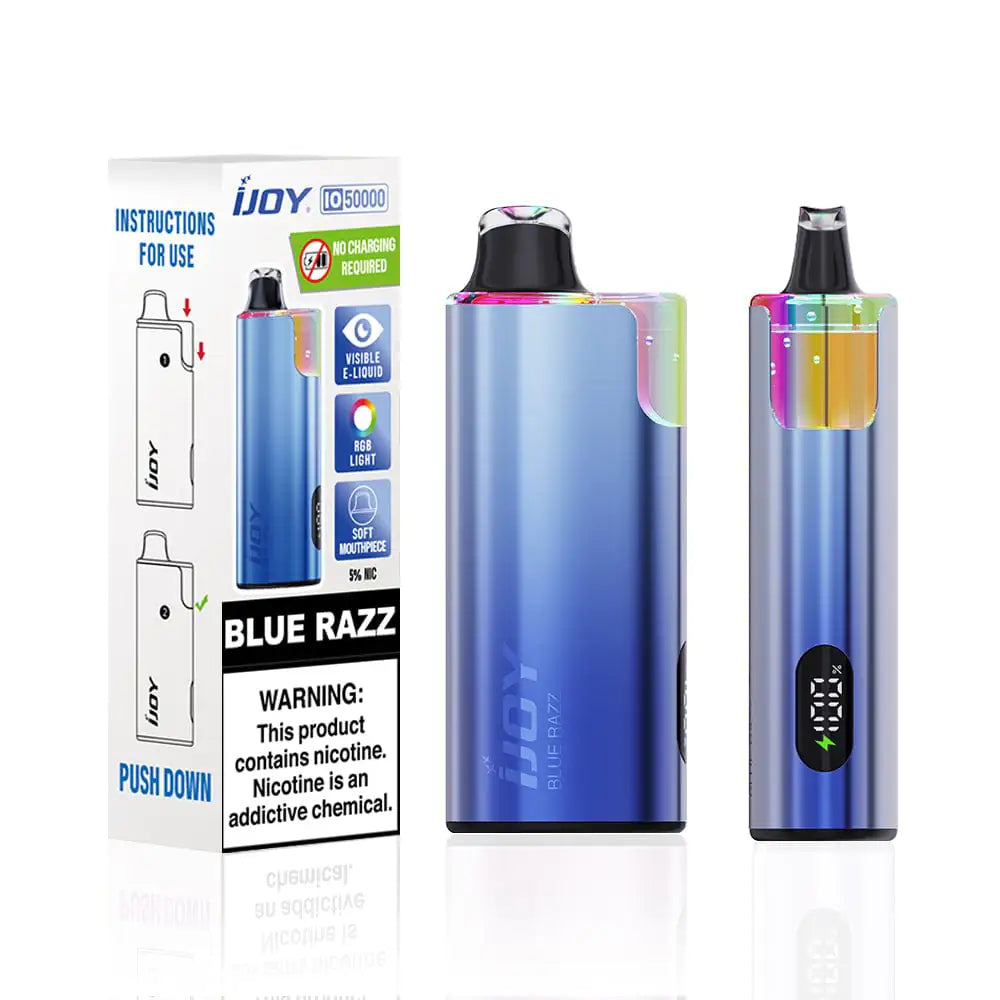 Blue Razz - iJoy IO50000 Disposable Vape JellyPuffs