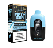 Blue Razz Ice - Fifty Bar 20K Disposable Vape JellyPuffs