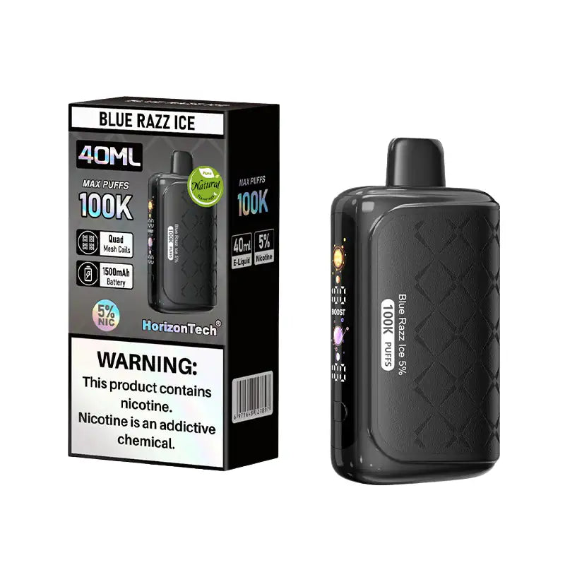 Blue Razz Ice - HorizonTech 100k Disposable Vape JellyPuffs