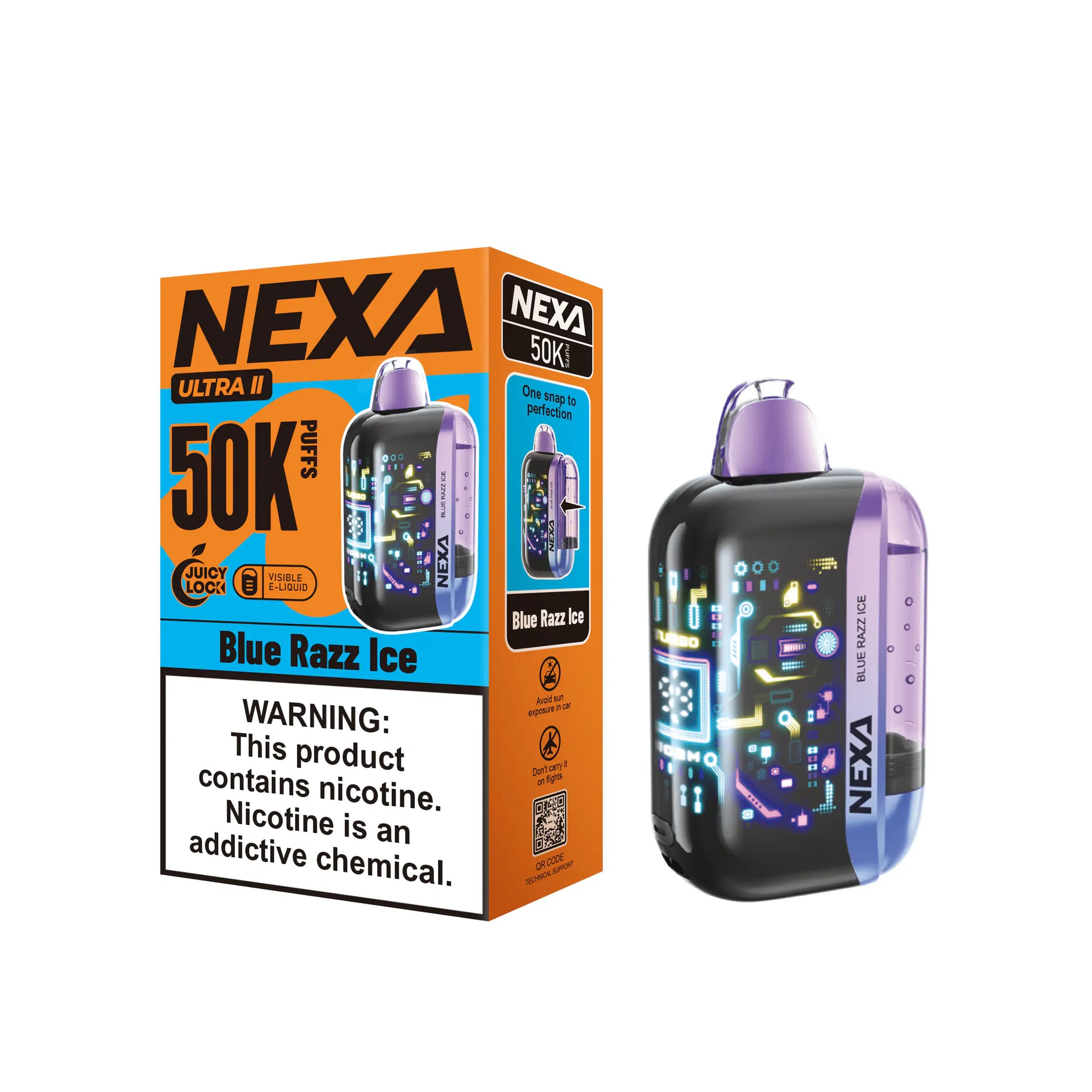 blue raz ice vape Razz NEXA Ultra II 50K Disposable User Type: Starter Vaper Colour:Black & Silver Vuse Go 1000 Watermelon