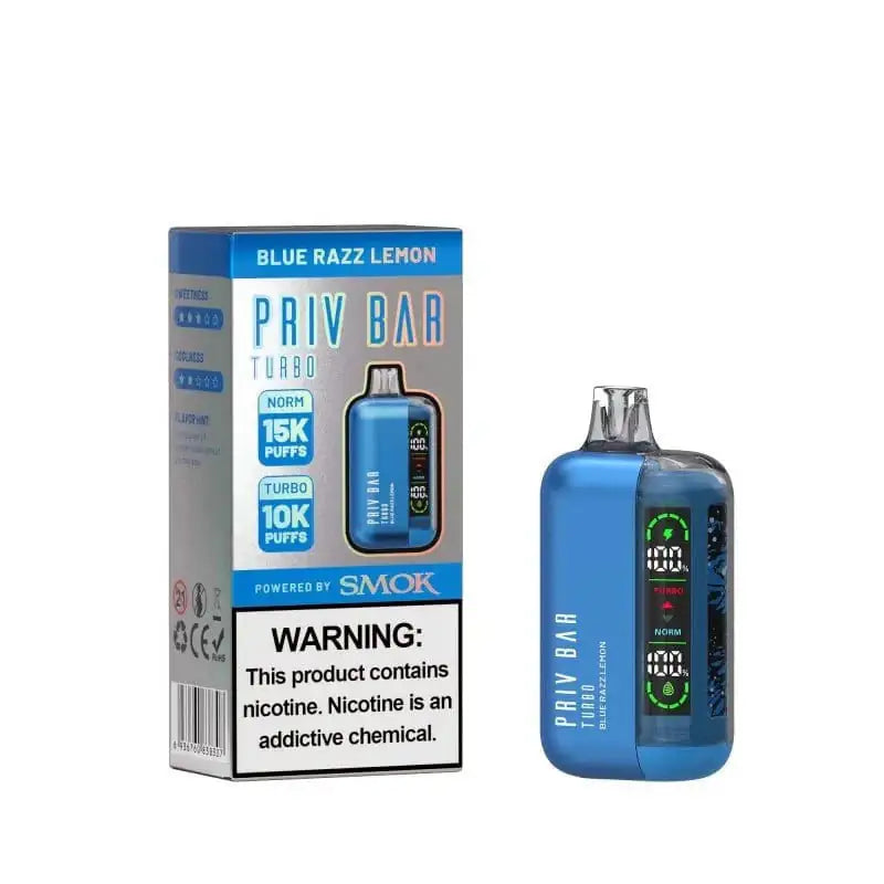 Blue Razz Lemon - Priv Bar Turbo 15k Disposable JellyPuffs
