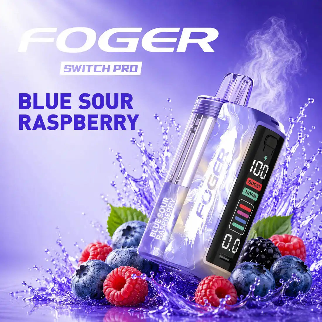 Blue Sour Raspberry - Foger Switch Pro 30K Disposable Kit JellyPuffs