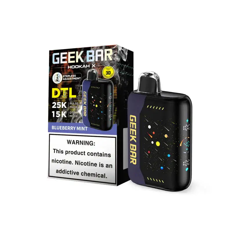 Blueberry Mint - Geek Bar Hookah X 25k Disposable Vape JellyPuffs