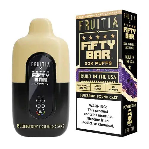 Blueberry Pound Cake - Fifty Bar 20K Disposable Vape JellyPuffs