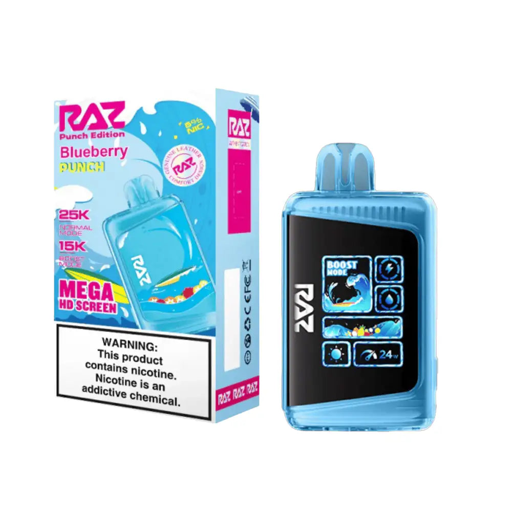 Blueberry Punch - RAZ LTX DC25000 Disposable Vape JellyPuffs