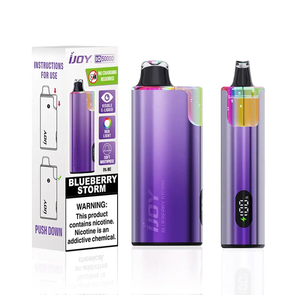 Blueberry Storm - iJoy IO50000 Disposable Vape JellyPuffs