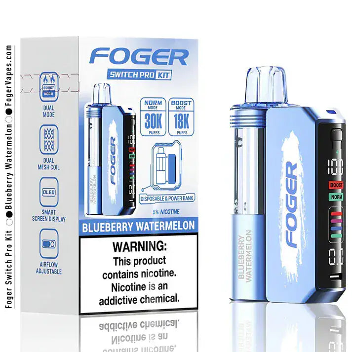 Blueberry Watermelon - Foger Switch Pro 30K Disposable Kit JellyPuffs