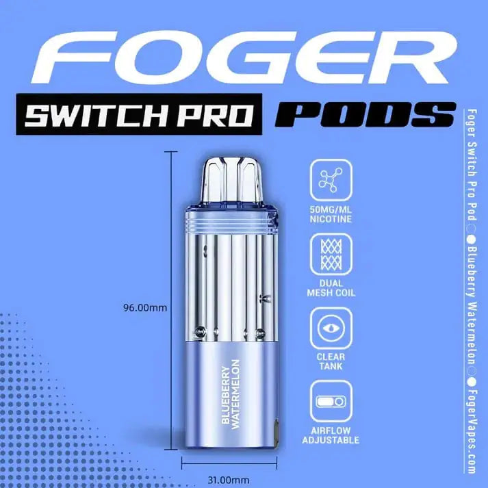 Blueberry Watermelon - Foger Switch Pro 30K Disposable Pod JellyPuffs