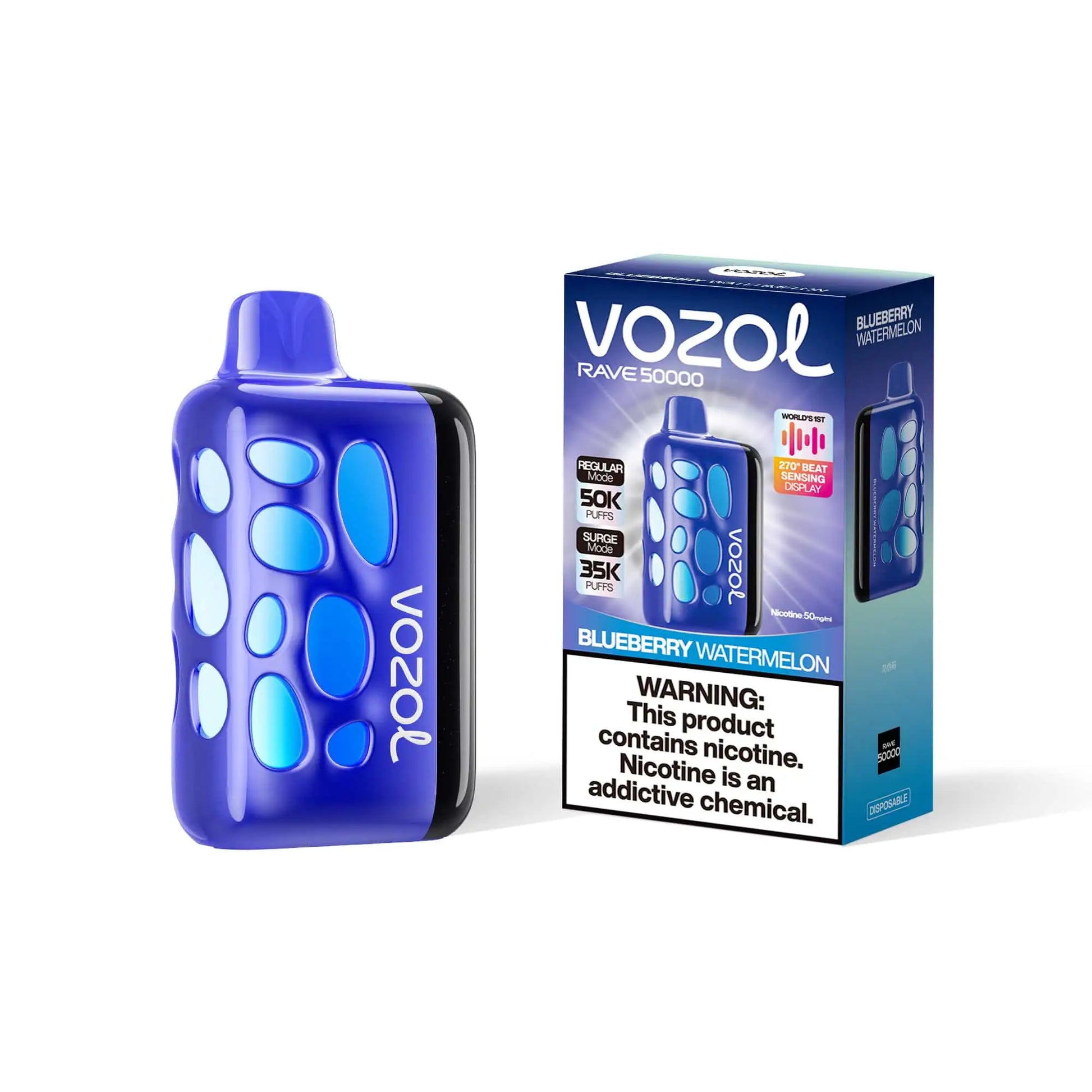 Blueberry Watermelon - Vozol Rave 50000 Disposable JellyPuffs