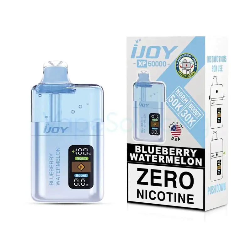 Blueberry Watermelon - iJoy XP50000 Zero Nicotine Disposable Vape JellyPuffs