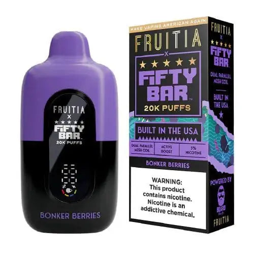 Bonker Berries - Fifty Bar 20K Disposable Vape JellyPuffs