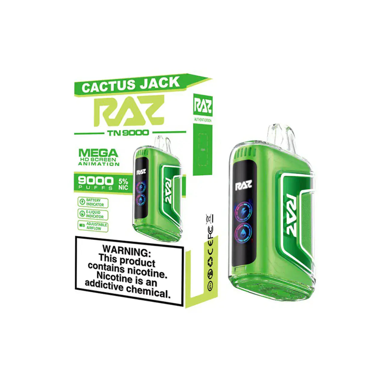 Cactus Jack - RAZ TN9000 Disposable JellyPuffs