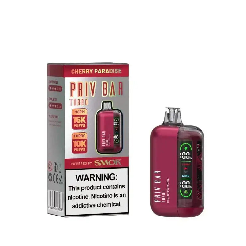Cherry Paradise - Priv Bar Turbo 15k Disposable JellyPuffs