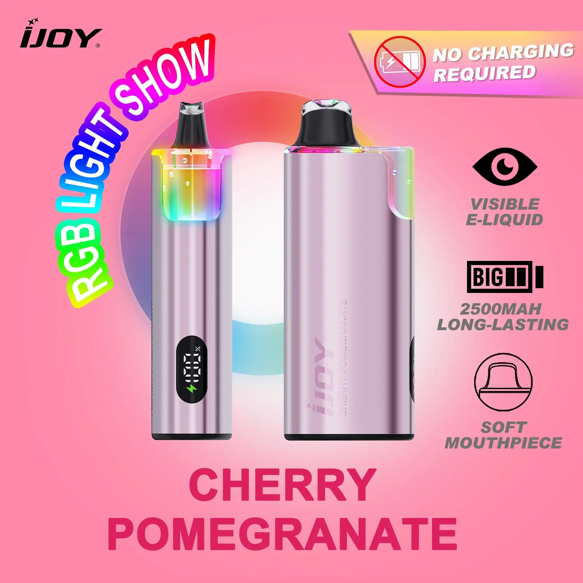 Cherry Pomegranate - iJoy IO50000 Disposable Vape JellyPuffs