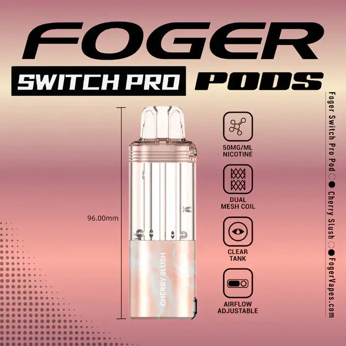 Cherry Slush - Foger Switch Pro 30K Disposable Pod JellyPuffs