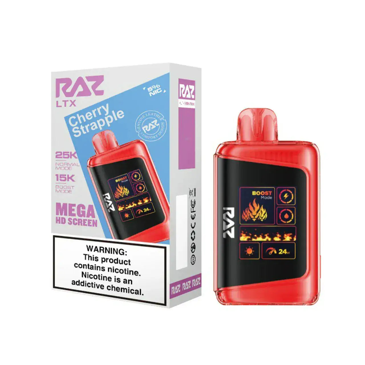 Cherry Strapple - RAZ LTX DC25000 Disposable Vape JellyPuffs