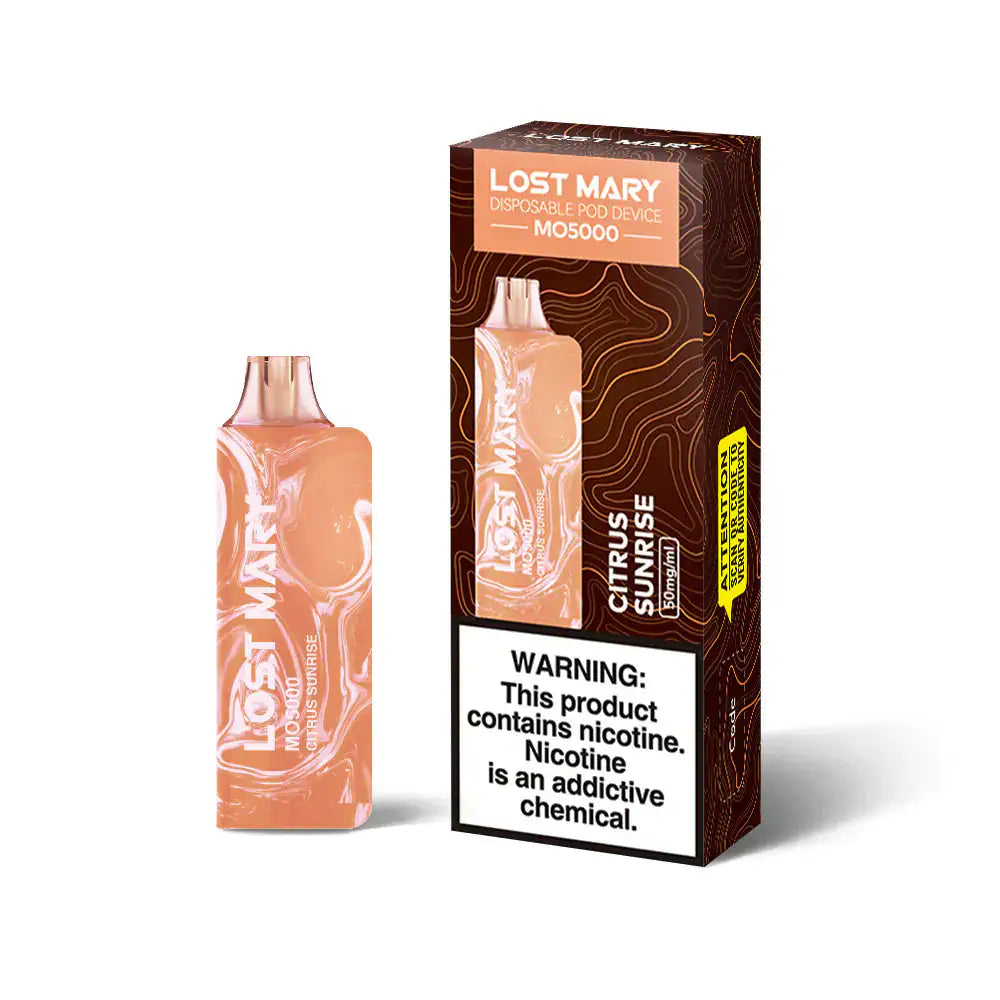Citrus Sunrise - Lost Mary MO5000 Disposable Vape JellyPuffs